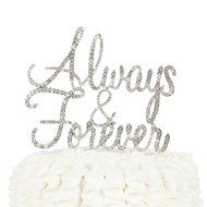 Happily Ever After Wedding Cake Topper, Gold Fairytale Princess Decoration (Happily Ever After - Gold) N14