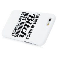 iPhone 6S Case,iPhone 6 Case (4.7") - Candy Color Kidding Words Series Slim Fit Shock-absorption Full Edge Protective... N5