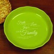 Abbey Press 129987 Pie Plate-Blooming Blessings