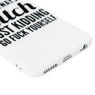 iPhone 6S Case,iPhone 6 Case (4.7") - Candy Color Kidding Words Series Slim Fit Shock-absorption Full Edge Protective... N7