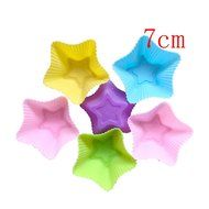 YCJUJU Reusable and Non-stick Silicone Baking Cups / Cupcake Liners / Muffin Cup Molds in Storage Container-12... N2
