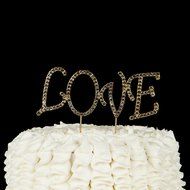 Happily Ever After Wedding Cake Topper, Gold Fairytale Princess Decoration (Happily Ever After - Gold) N17