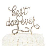 Happily Ever After Wedding Cake Topper, Gold Fairytale Princess Decoration (Happily Ever After - Gold) N18