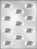 CK Products Happy Anniversary on Oval Chocolate Mold
