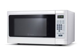 Westinghouse WCM11100W 1000 Watt Counter Top Microwave Oven, 1.1 Cubic Feet, White Cabinet N7