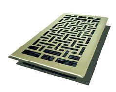 Decor Grates AJH612-RB Oriental Floor Register, 6-Inch by 12-Inch, Rubbed Bronze N2