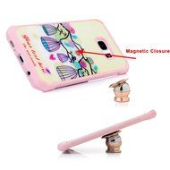 Badalink Galaxy S7 Edge Case Shockproof Drop Protection TPU Bumper Frame + Colorful Painting Hard PC Protective... N50