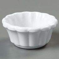 Black 2 ounce Scalloped Ramekin -- 48 per case