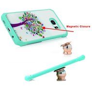 Badalink Galaxy S7 Edge Case Shockproof Drop Protection TPU Bumper Frame + Colorful Painting Hard PC Protective... N52