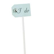 Paper Star I do Cake Topper Cupcake Pick Wedding Party Decor Pack of 10 - Beige N22
