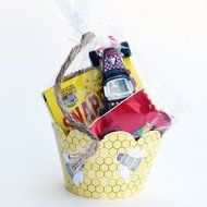 Bumble Bee Cupcake Wrappers, Yellow and Black Stripe, Confetti Couture Party Supplies, 36 Wraps N4
