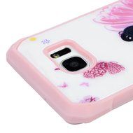 Badalink Galaxy S7 Edge Case Shockproof Drop Protection TPU Bumper Frame + Colorful Painting Hard PC Protective... N61