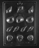 SEASHELL ASSORTMENT CHOCOLATE CANDY MOLD