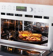 GE PSB9120DFWW Profile Advantium 30&quot; White Electric Single Wall Oven - Convection