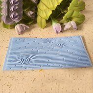 Beauty Clubs 2 pcs Cake Foundant Wall Brick Wood Grain Mold Embosser Cutter DIY Mould N2