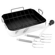 Oneida 6pc Aluminum Non-Stick PFOA/PTFE free Roaster Set