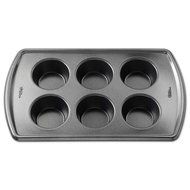 Wilton Advance Select Premium Nonstick 6-Cup Muffin Pan in Gunmetal N2