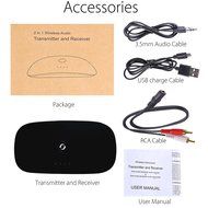 Bluetooth Transmitter and Receiver, Kingland Portable 2 in 1 Wireless Streaming Audio Adapter 3.5mm Stereo Output... N3