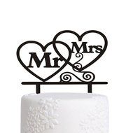 Ecape Creative Mr and Mrs Personalized Wedding Cake Toppers Deer Cake Topper for Special Events N12