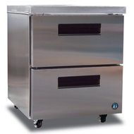 Hoshizaki CRMR27-D 27" Commercial Series Undercounter Refrigerator with 2 Stainless Steel Drawers 7.2 cu. ft....