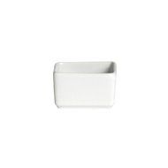 Varick 6900E422 Cafe Porcelain 2.25 Oz. Square Ramekin - 36 / CS