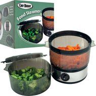 Chef Buddy Food Steamer includes Timer and two containers