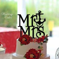 Ecape Creative Mr and Mrs Personalized Wedding Cake Toppers Deer Cake Topper for Special Events N20
