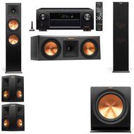 Klipsch RP-280F Tower Speakers-RP-250C-R-112SW-5.1-Denon AVR-X4100W