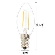 ELINKUME 2W Candelabra LED Bulbs, 20W Light Bulbs Equivalent, LED Warm White 2700K Chandelier LED Bulb, E12 Candelabra... N7