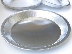 Heavy Duty Reusable/ Disposable 9 1/2 &quot; Aluminum Pie Pans- #310 (200)