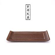 CCWY Dry bubble tea ceramics Kung Fu tea pot stoneware tea pot plate tea tray prop zero allocation,Ancient Green N4