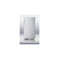 Summit R17FFSSTB 34&quot; Freestanding or Built In All Refrigerator with 16.5&quot; cu. ft. Capacity Right Hinge Side Door...
