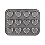 Cake Boss Specialty Nonstick Bakeware 2-Piece Heart &amp; Flower Shaped Cookie Pan Set