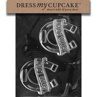 Dress My Cupcake DMCM097 Chocolate Candy Mold, Good Luck Horseshoe