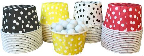 Outside the Box Papers Mickey Mouse Theme Candy/Nut Cups 48 Pack Red, Black, White, Yellow
