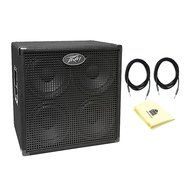 Peavey 03008690 Headliner 410 Bass Enclosure Premium Woofer With a Pair of Instrument Cables and Polishing Cloth