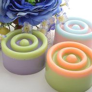 Chawoorim 3D Circle Silicone Molds Candle Soap Baking Moulds N2