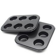 Wenwins 6 Cup mini Muffin Pans-baking cups-Non Stick Bakeware for Muffins