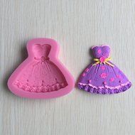 Anyana 3D Lady Princess Dress Wedding Silicone Fondant Mold Cake Decorating Pastry Gum Pastry Tool Kitchen Tool... N3