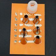 6PCS Flower Mouth Icing Nozzles with Converter Cake Cookie Decorating Tool -All U Need N3