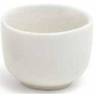 Front Of The House Euro White Porcelain Mini Ramekin Cup, 2 Ounce -- 12 per case.