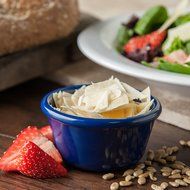 Carlisle S28060 Melamine Smooth Ramekin, 3 oz Capacity, 1.43" Height, Cobalt Blue (Case of 48) N2