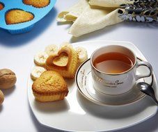 Chefaith 2 Pcs 6-Cup Silicone Muffin / Cupcake Baking Pan [Heart-Shaped Baking Cups] - Non-Stick, Heat Resistant... N2