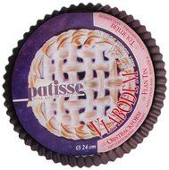 Patisse Nonstick Profi Flan Tin with Loose Base, Charcoal