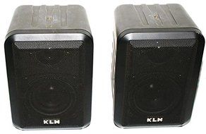 Pair of KLH Model 980 Indoor / Outdoor Speakers - 100W - Tweeter + Woofer N2