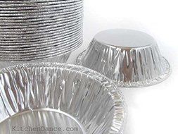 Disposable Aluminum 5 3/4 " Extra Deep Pie Pan/ Pot Pie Pan # 575 (50)