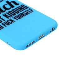 iPhone 6S Case,iPhone 6 Case (4.7") - Candy Color Kidding Words Series Slim Fit Shock-absorption Full Edge Protective... N11