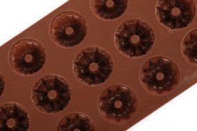 Silicone Bundt Cake Mold, 15-cavity Silicone Fancy Bundt Cake, Muffin Cups, Coffee Cake, Cupcake, Brownie and...