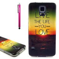 Galaxy S5 Case, Firefish [Clear Drop Protection] [Shock Absorbent] [Soft Bumper] Stylish Elegant Flexible TPU... N5
