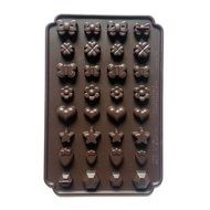 Daiso Japan Silicone Mini Chocolate Jello Mold (Brown) N4